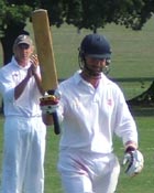 Kelvin Scott posts his century
